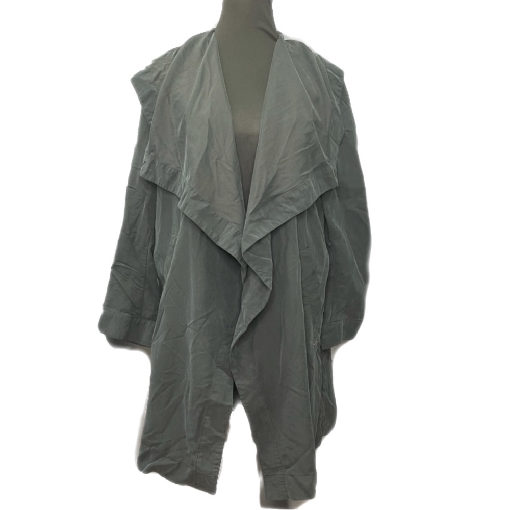 RVCA - Black light drape trench coat